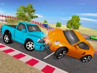 Mini SuperCars Racing Crashing