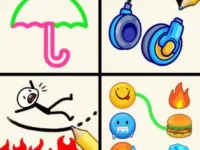 image One Line Drawling