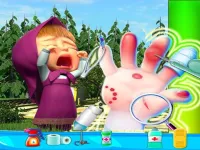Masha Bee Hand Doctor Game Online - Hospital Surge
