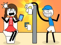 image Thief Stick Puzzle: Man Escape